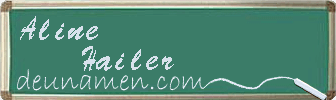 Aline Hailer Visitenkarte